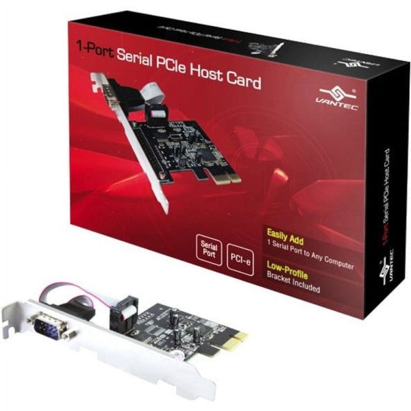 PCIe Host Card - 1-Port Serial PCIe Host Card by Vantec. #2013161