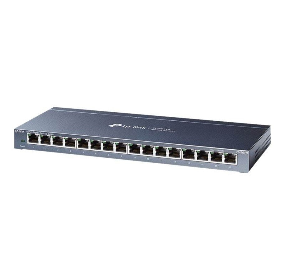 Ethernet Port Power Supply - TP-Link TL-SG116 16-Port Desktop Switch #TLSG11G